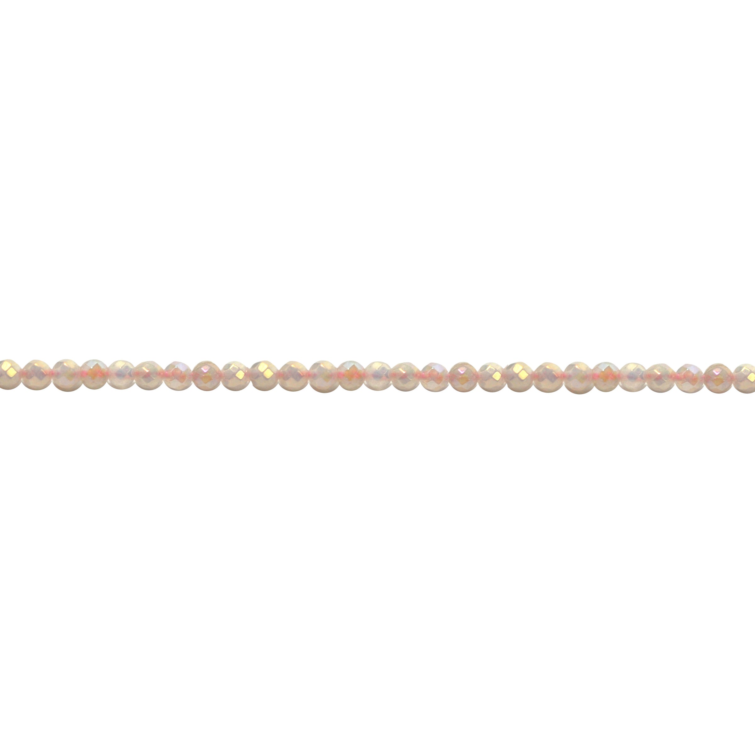 4mm Rose Quartz - Faceted
