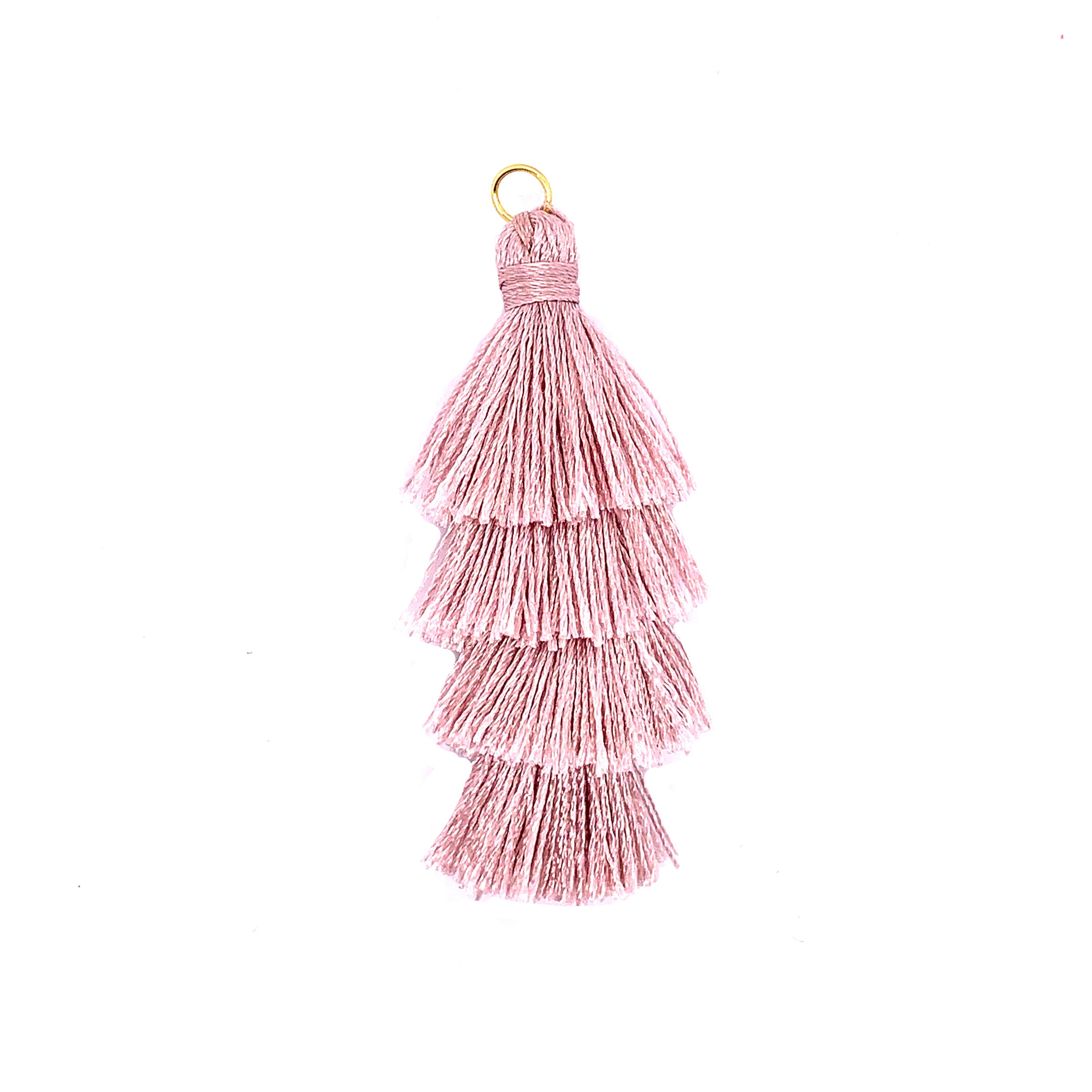 Tiered Rose Tassel with Jump Ring