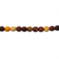 4mm Mookaite - Faceted