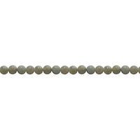 8mm White Crazy Agate - Round