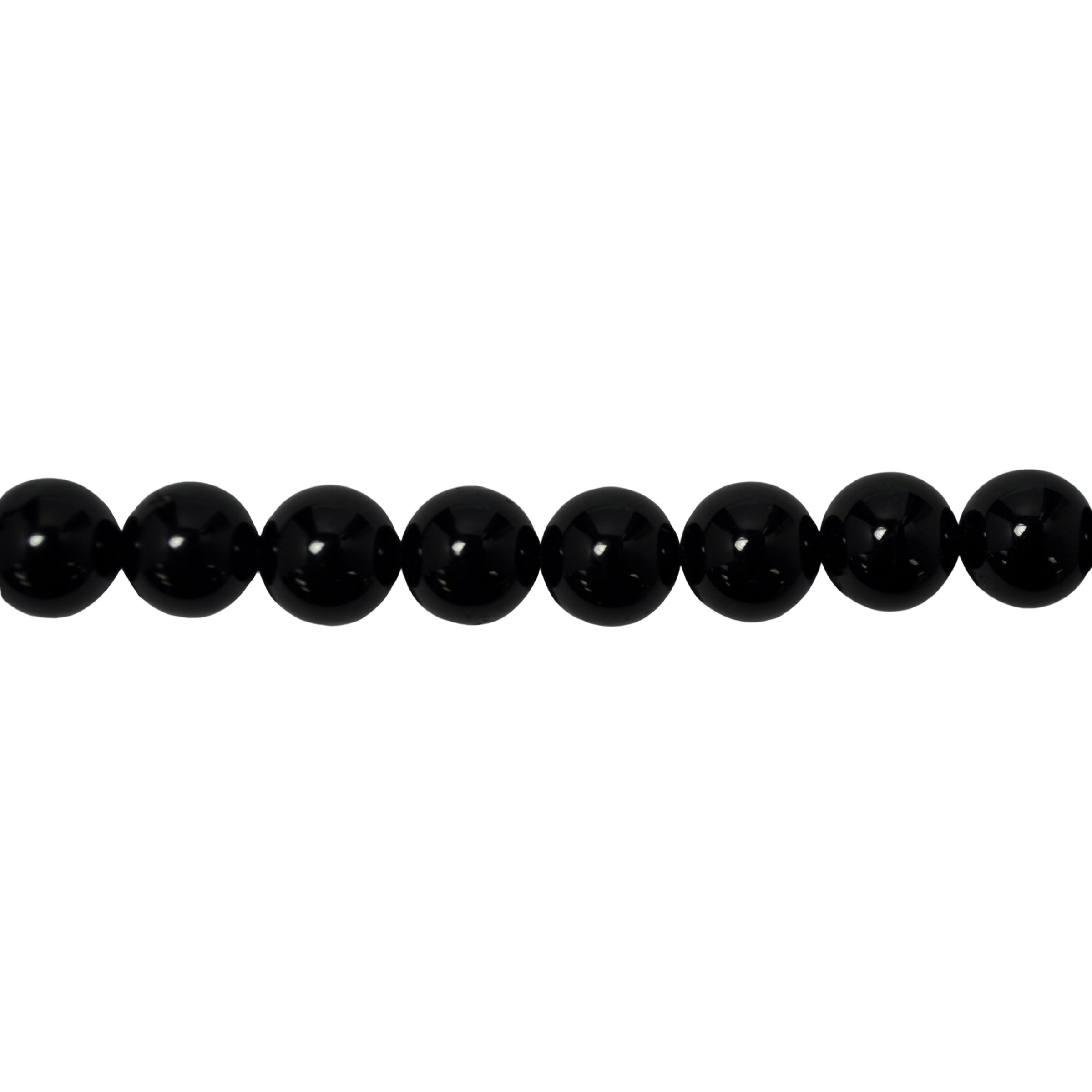 10mm Black Tourmaline - Round