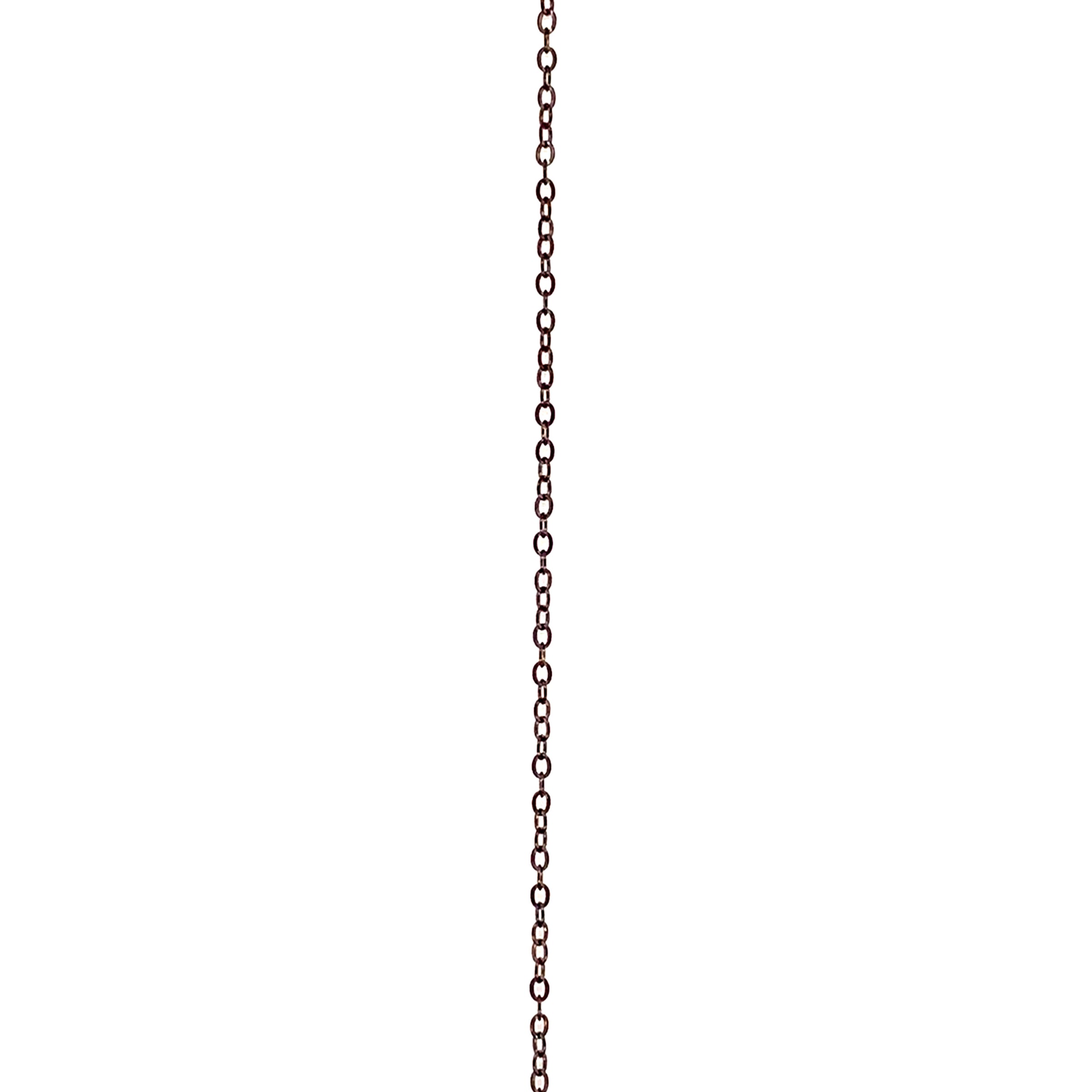 12" Sterling Silver Choker with 2" Extension - Black Rhodium Plated