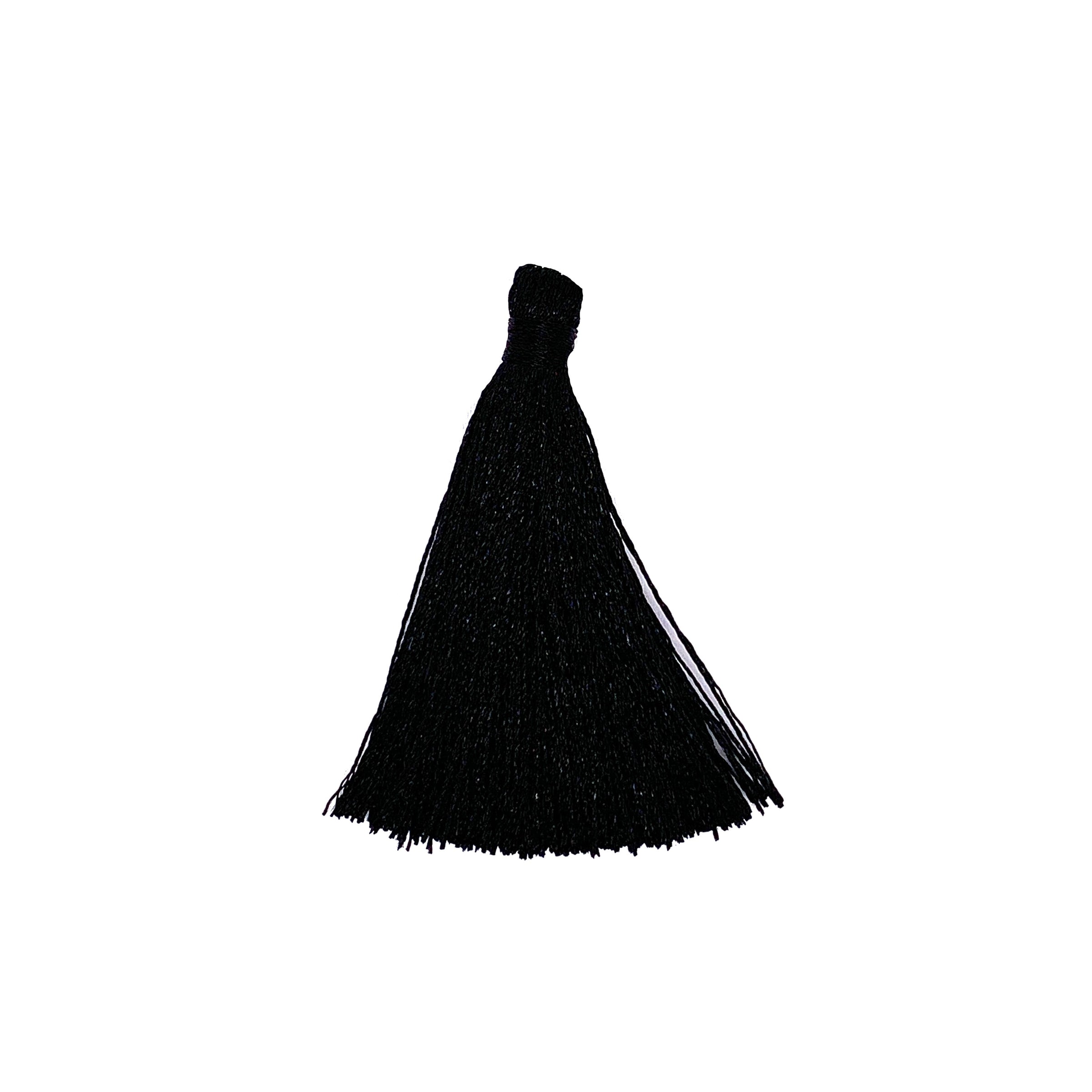 55mm Black Silk Tassel