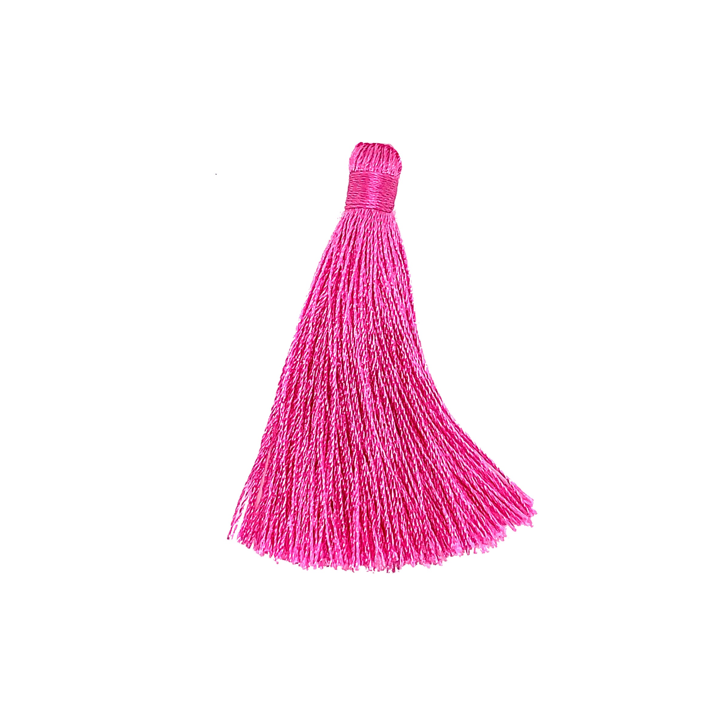 55mm Bubblegum Pink Silk Tassel