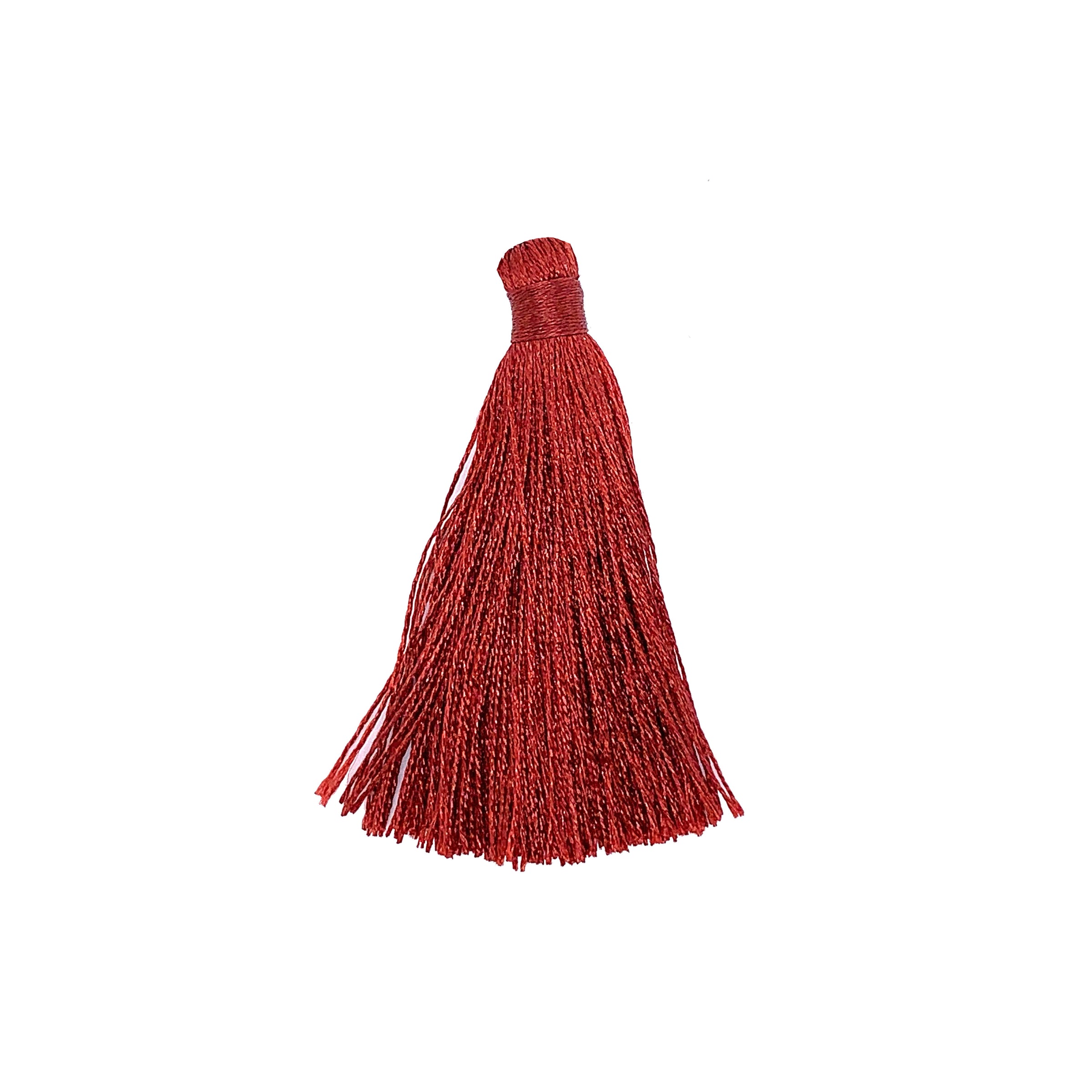 55mm Garnet Silk Tassel