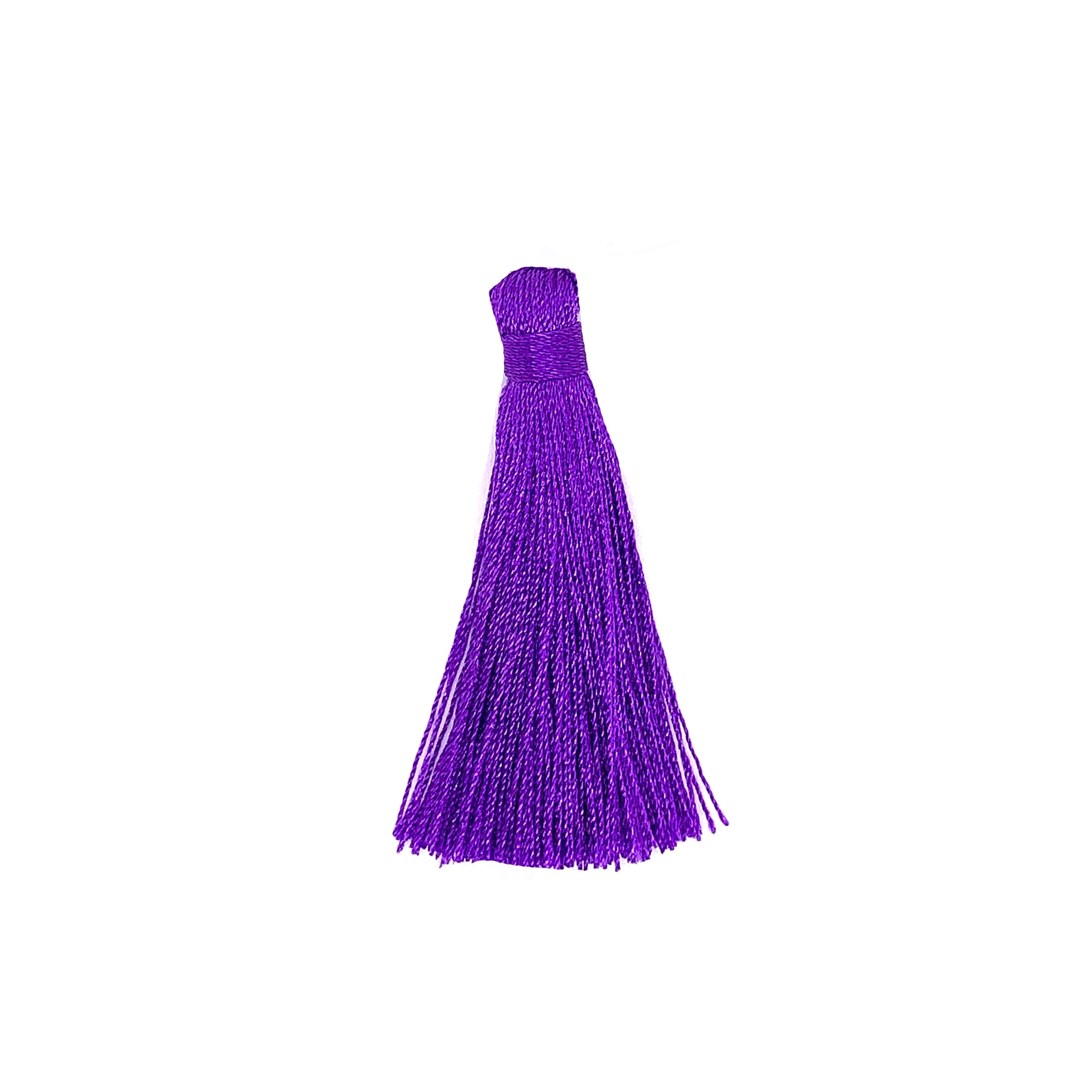 55mm Iris Purple Silk Tassel