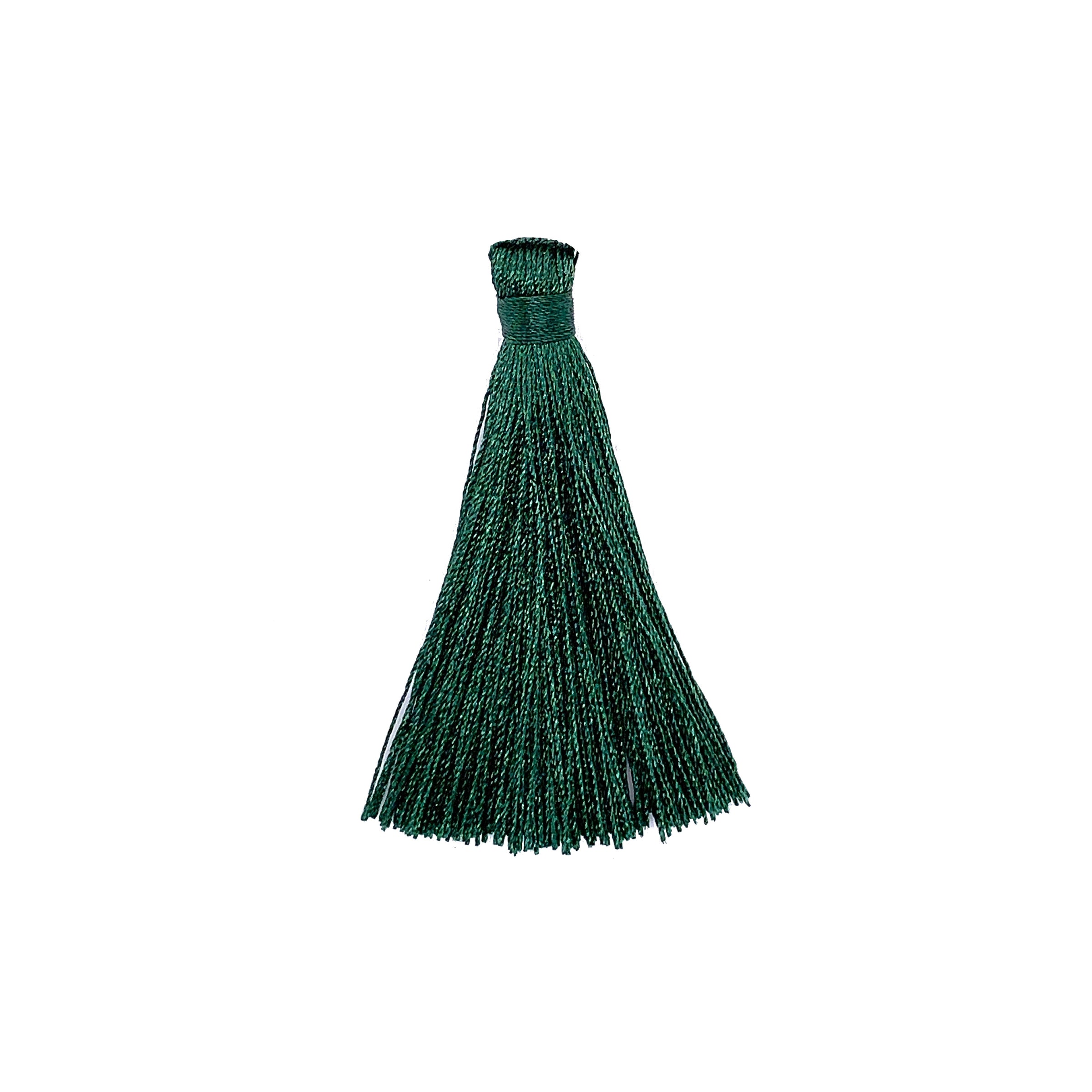 55mm Pine Green Silk Tassel