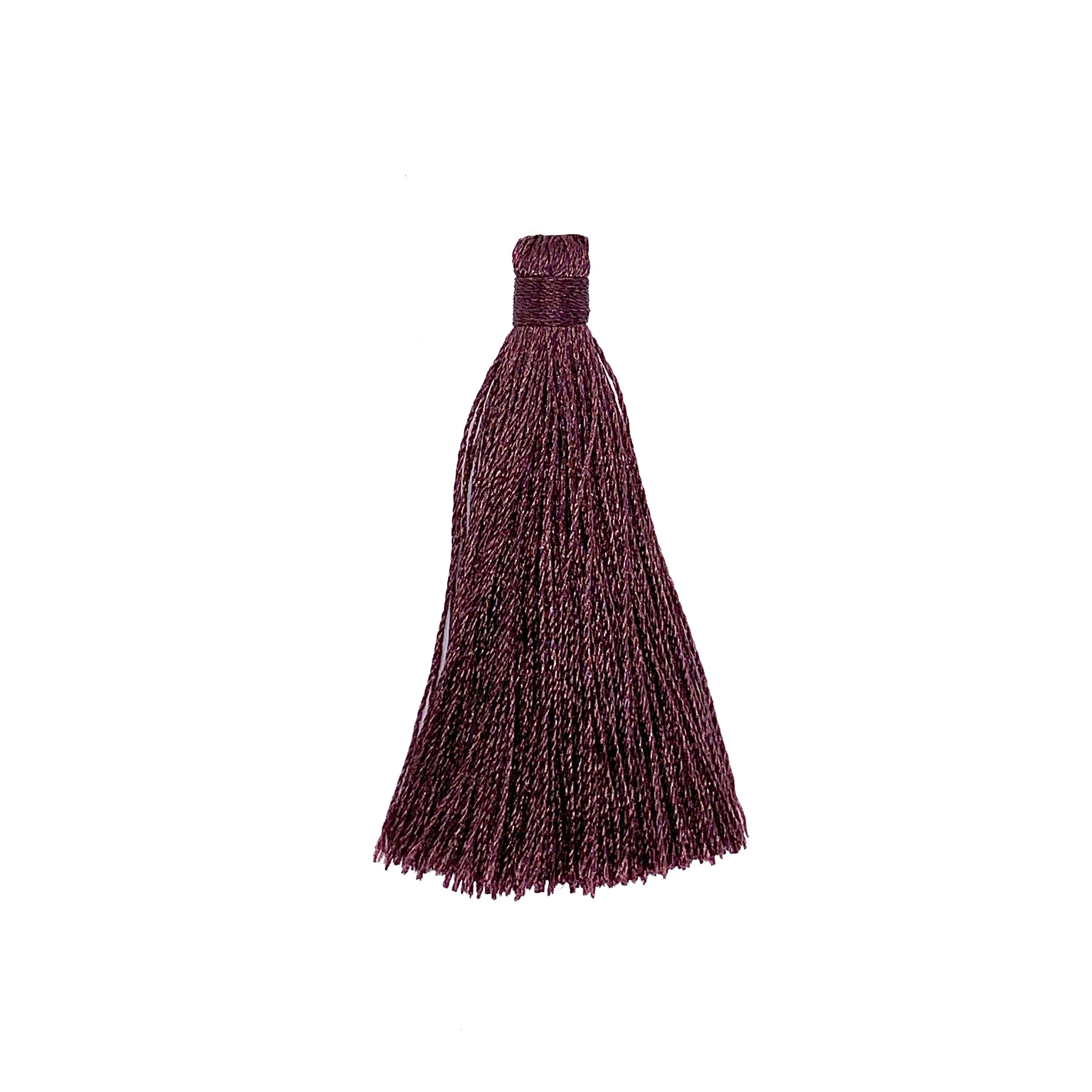 55mm Plum Silk Tassel