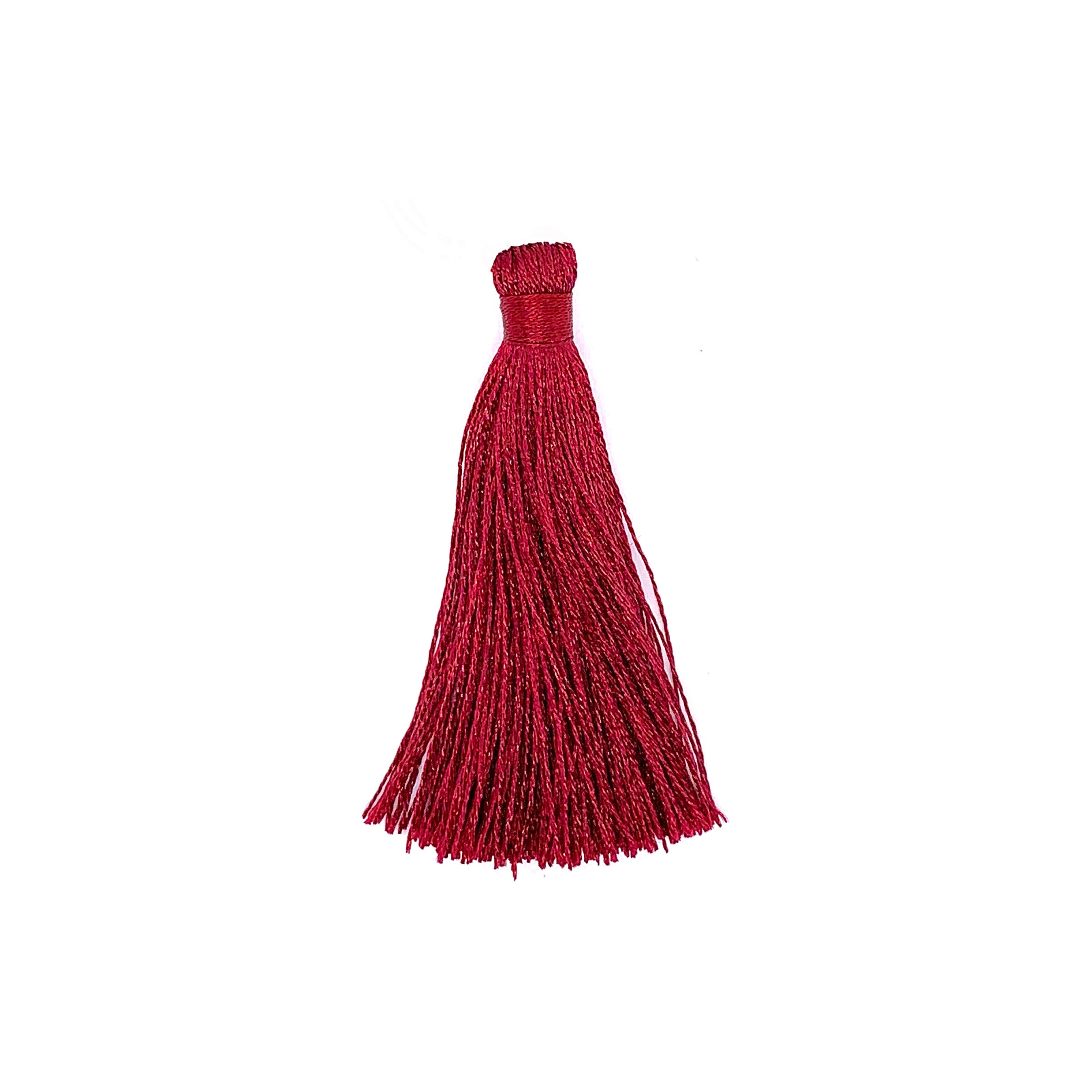 55mm Red Wine Silk Tassel