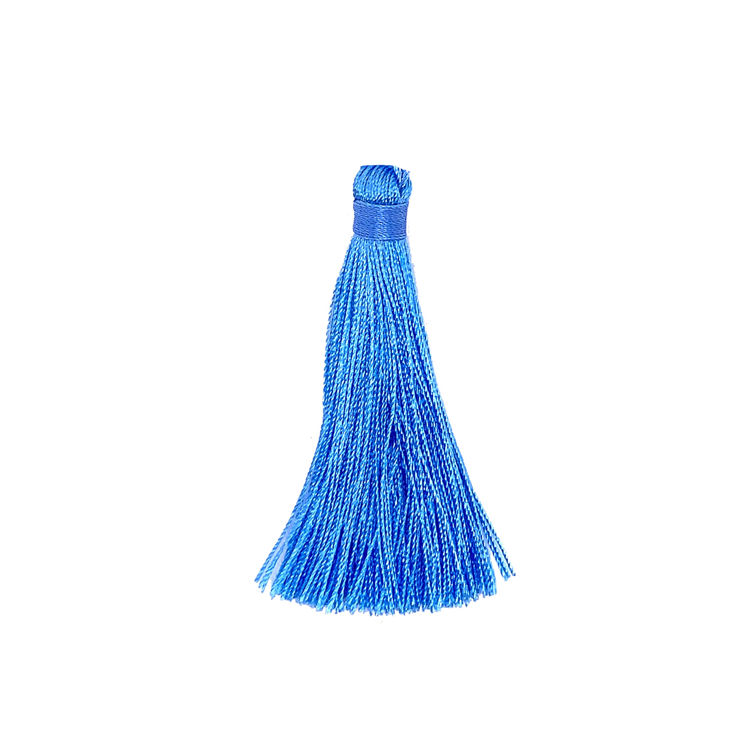 55mm Sky Blue Silk Tassel