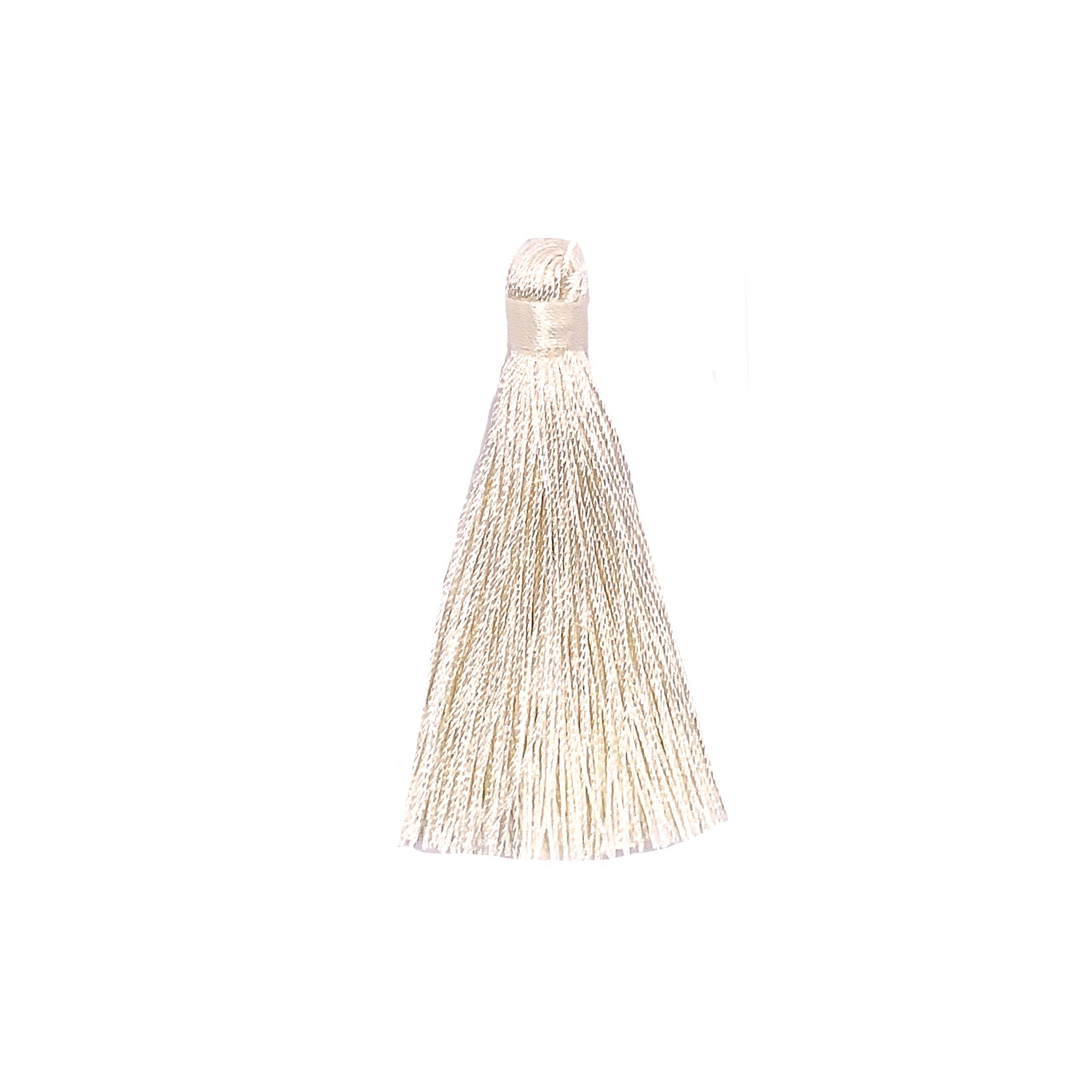 55mm Off White Silk Tassel