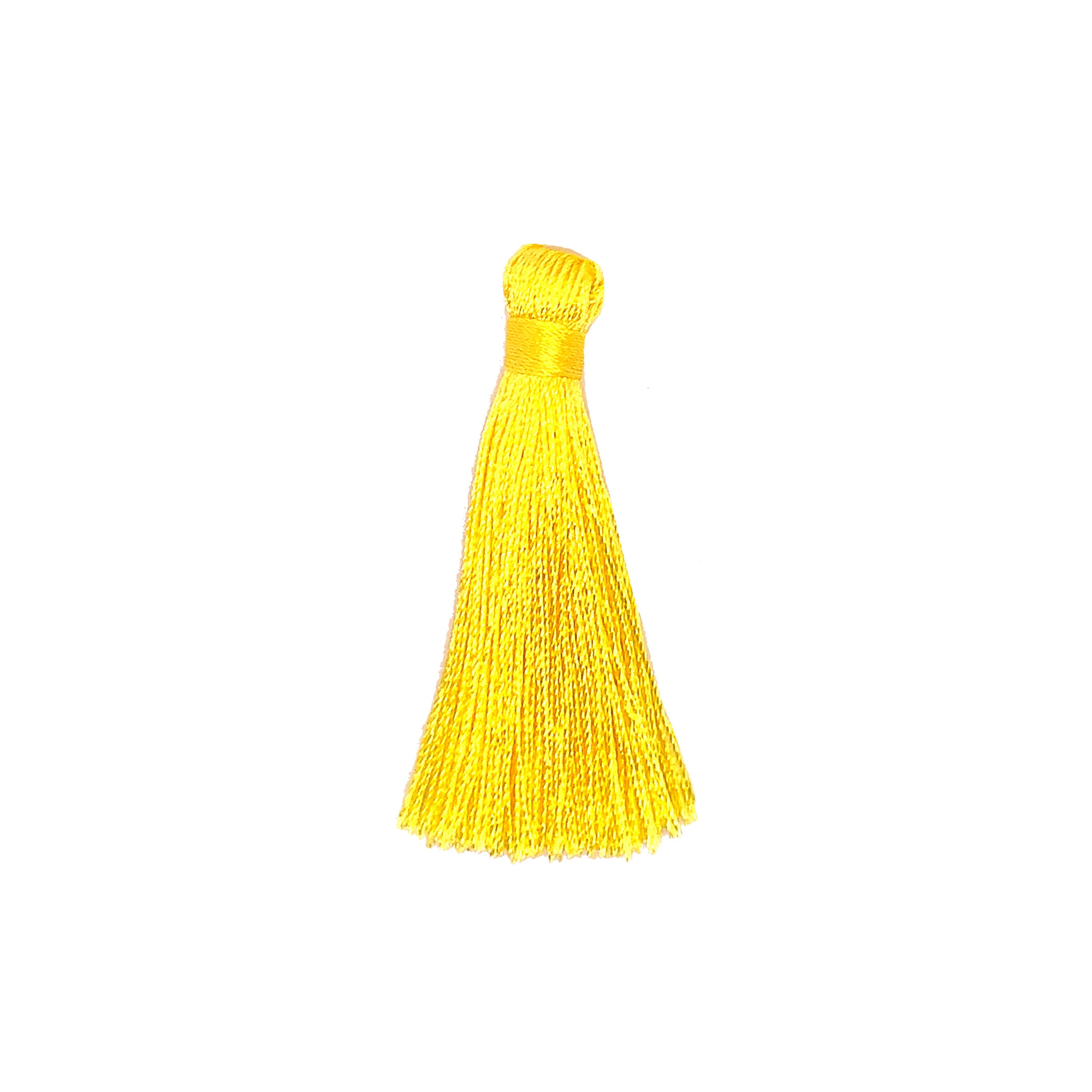 55mm Yellow Silk Tassel