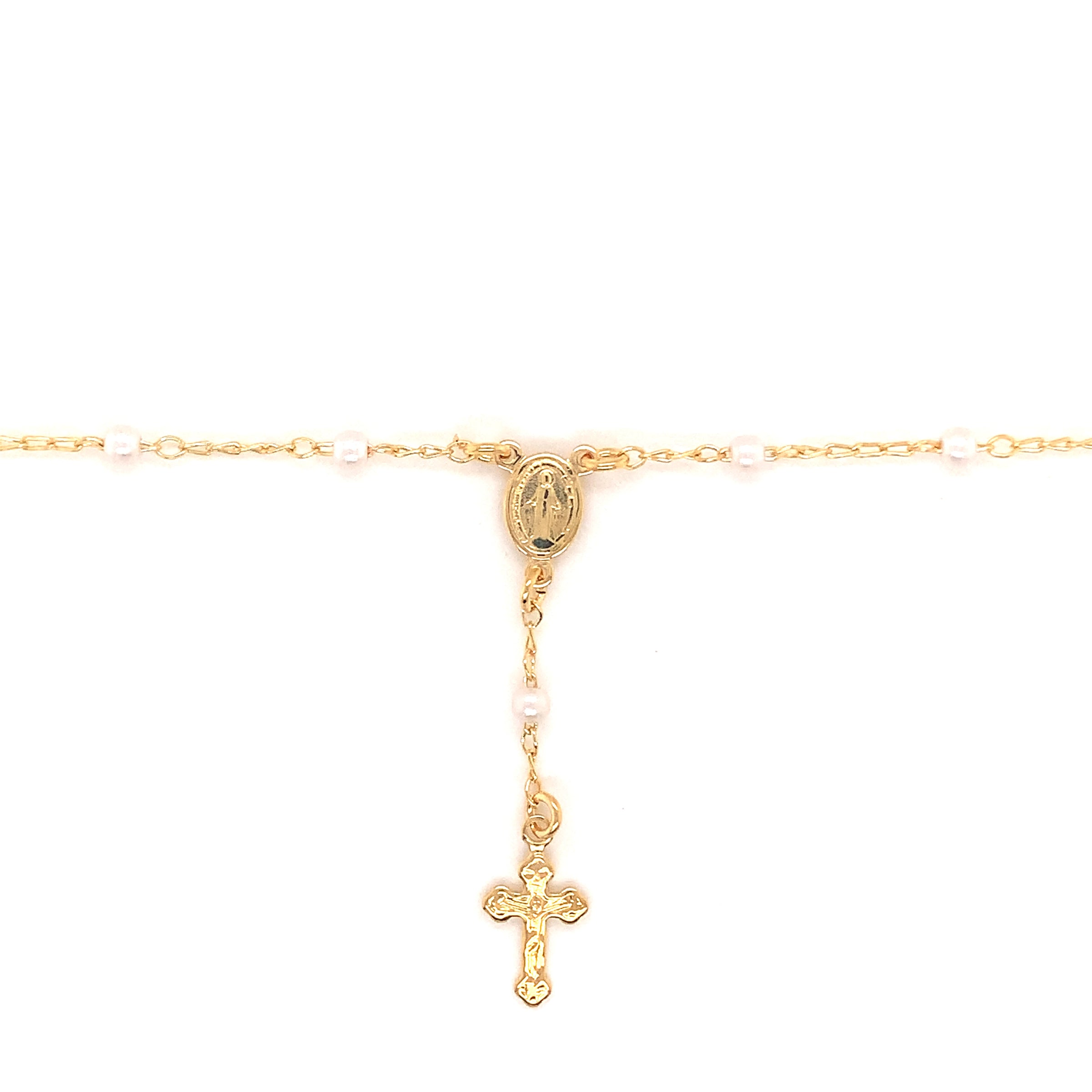 Rosary Pearl Bracelets - Gold Filled