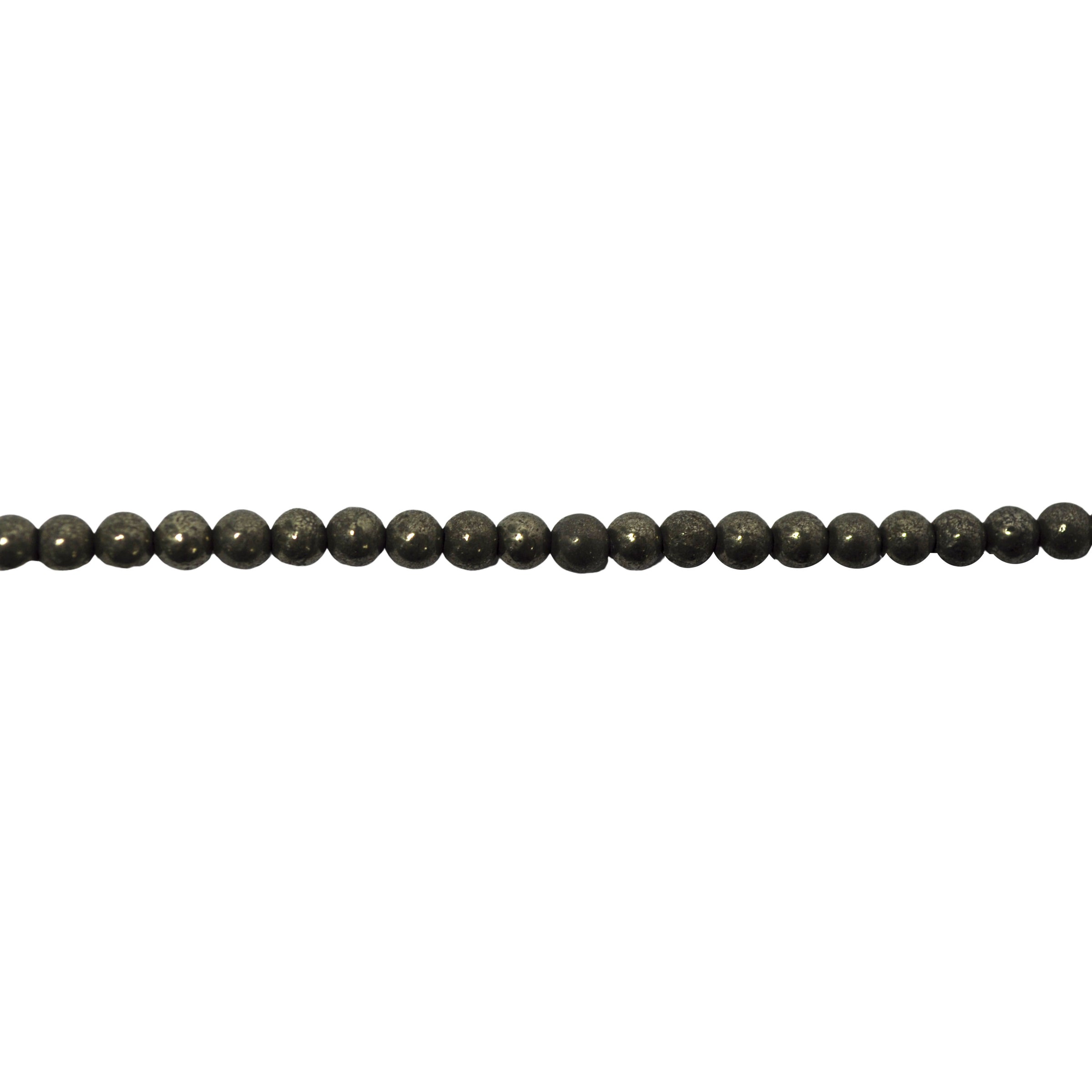 4mm Pyrite - Round