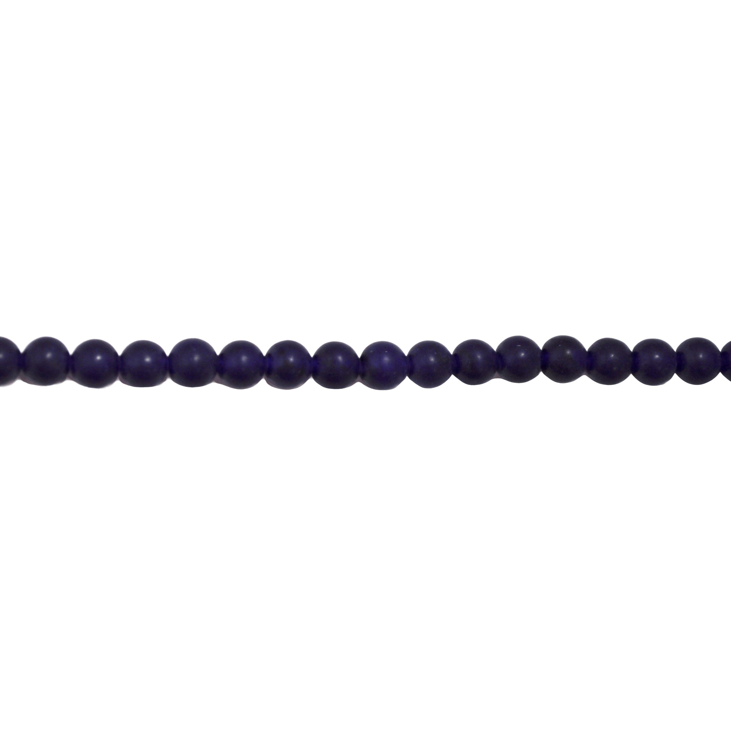 8mm Matte Purple Jade - Round