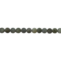 8mm Matte Labradorite - Round