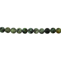 6mm Matte African Turquoise - Round