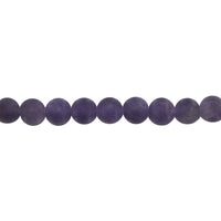 8mm Matte Amethyst - Round