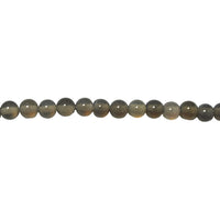 6mm Gray Agate - Round