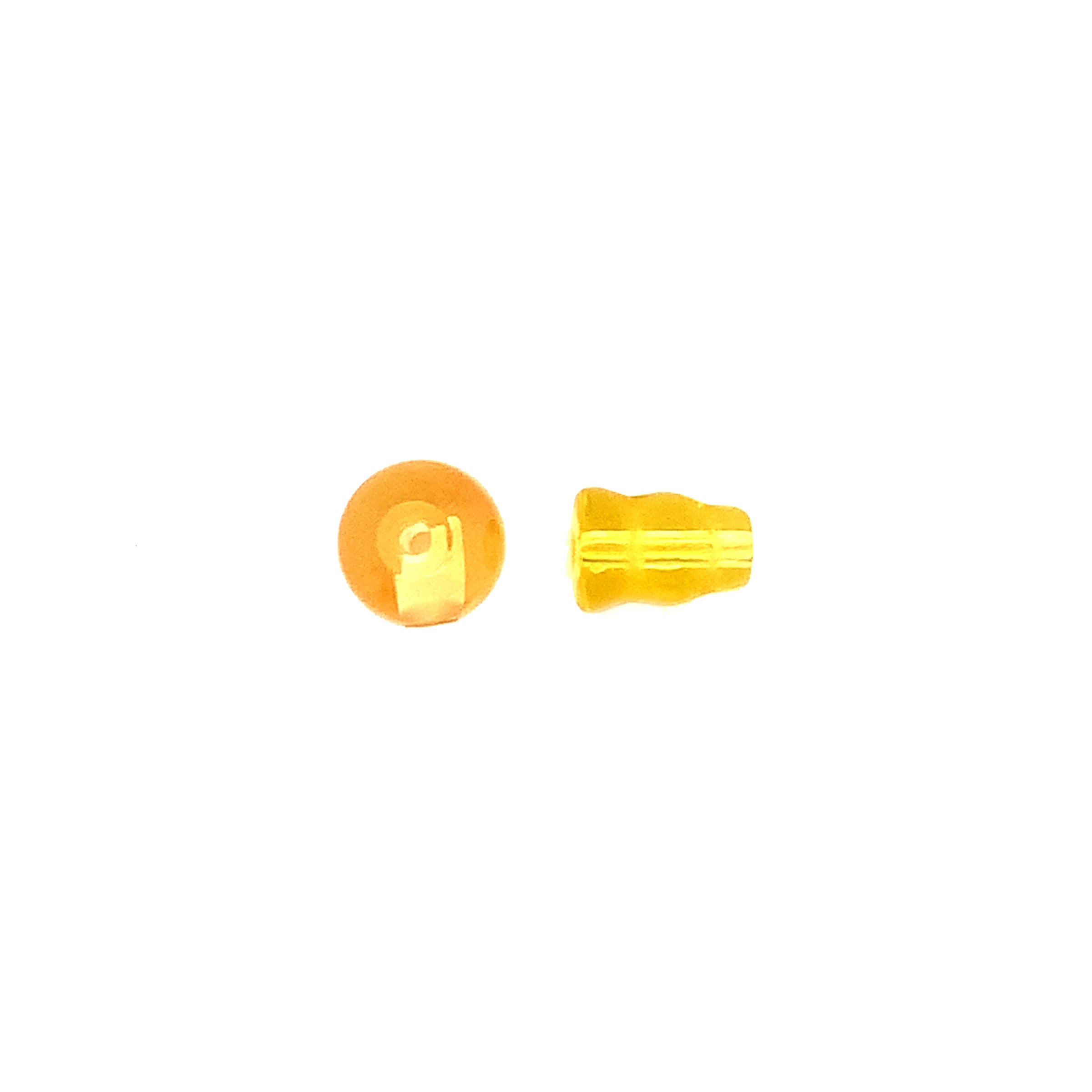 8mm Citrine Guru Beads