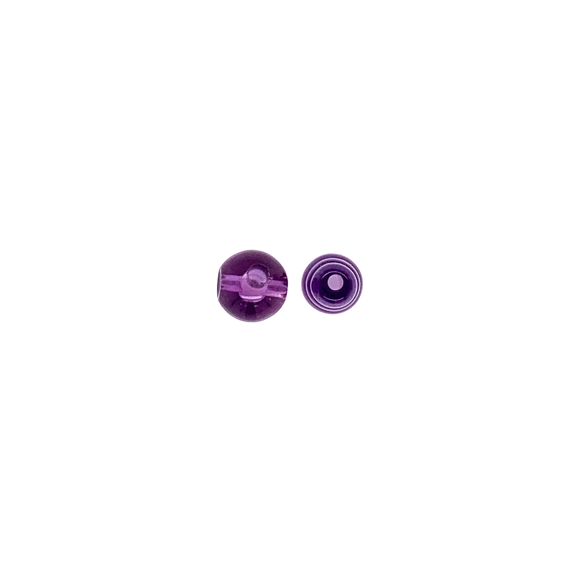 8mm Amethyst Guru Beads