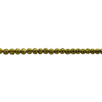 6mm Gold Plated Lava - Round