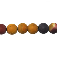 12mm Matte Mookaite - Round