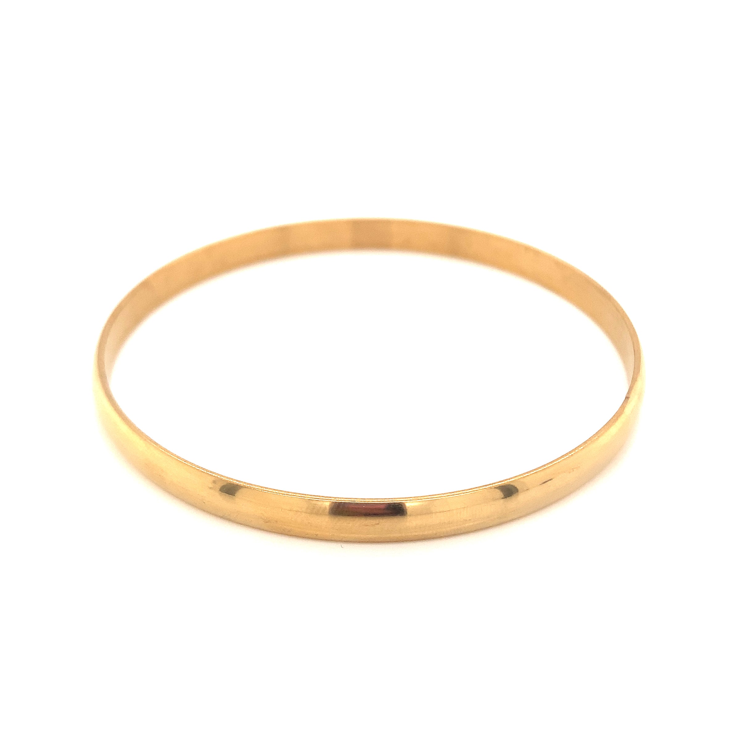 5mm Cuff Bangle 2.5" - Gold Filled