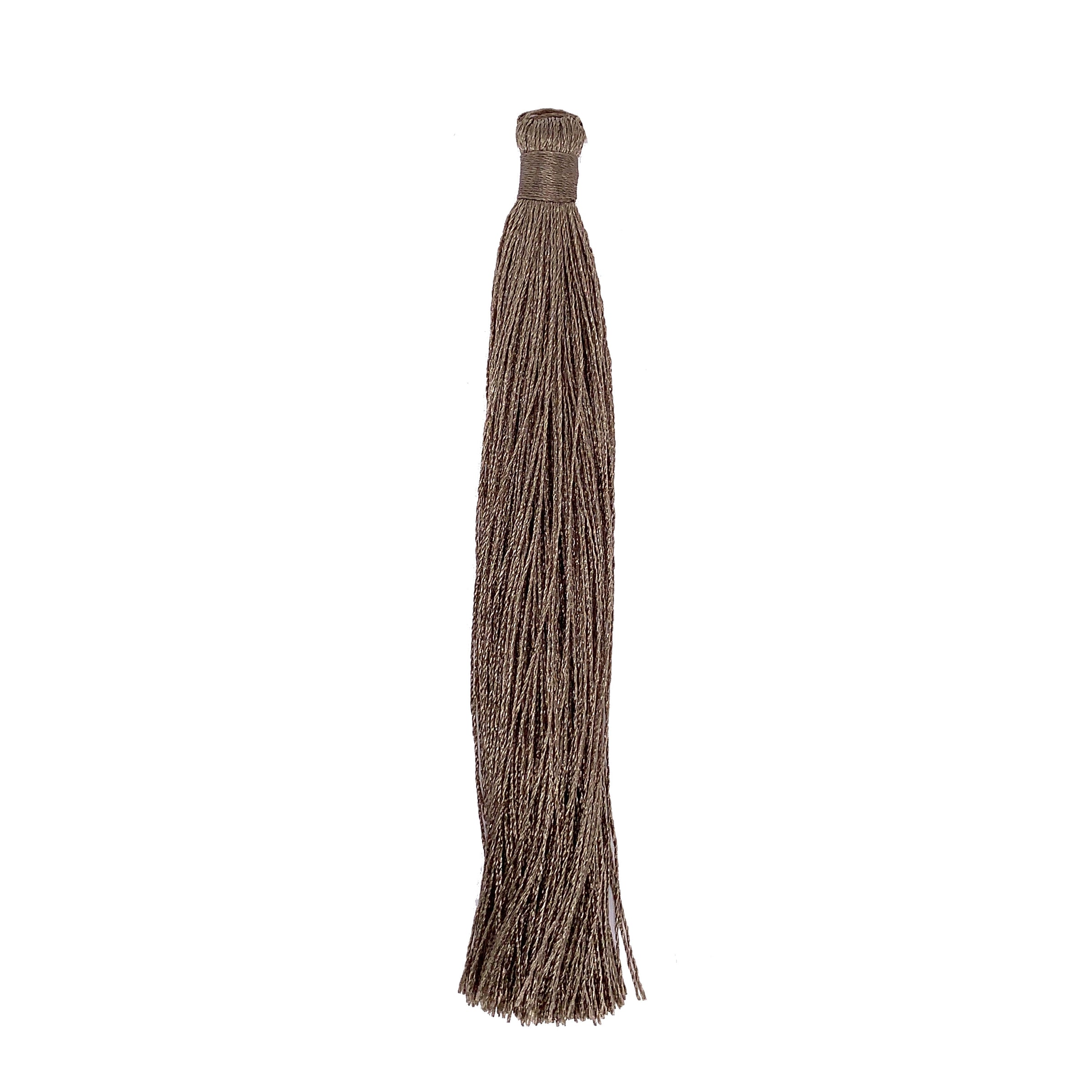 Long Dark Gray Tassel - 5"