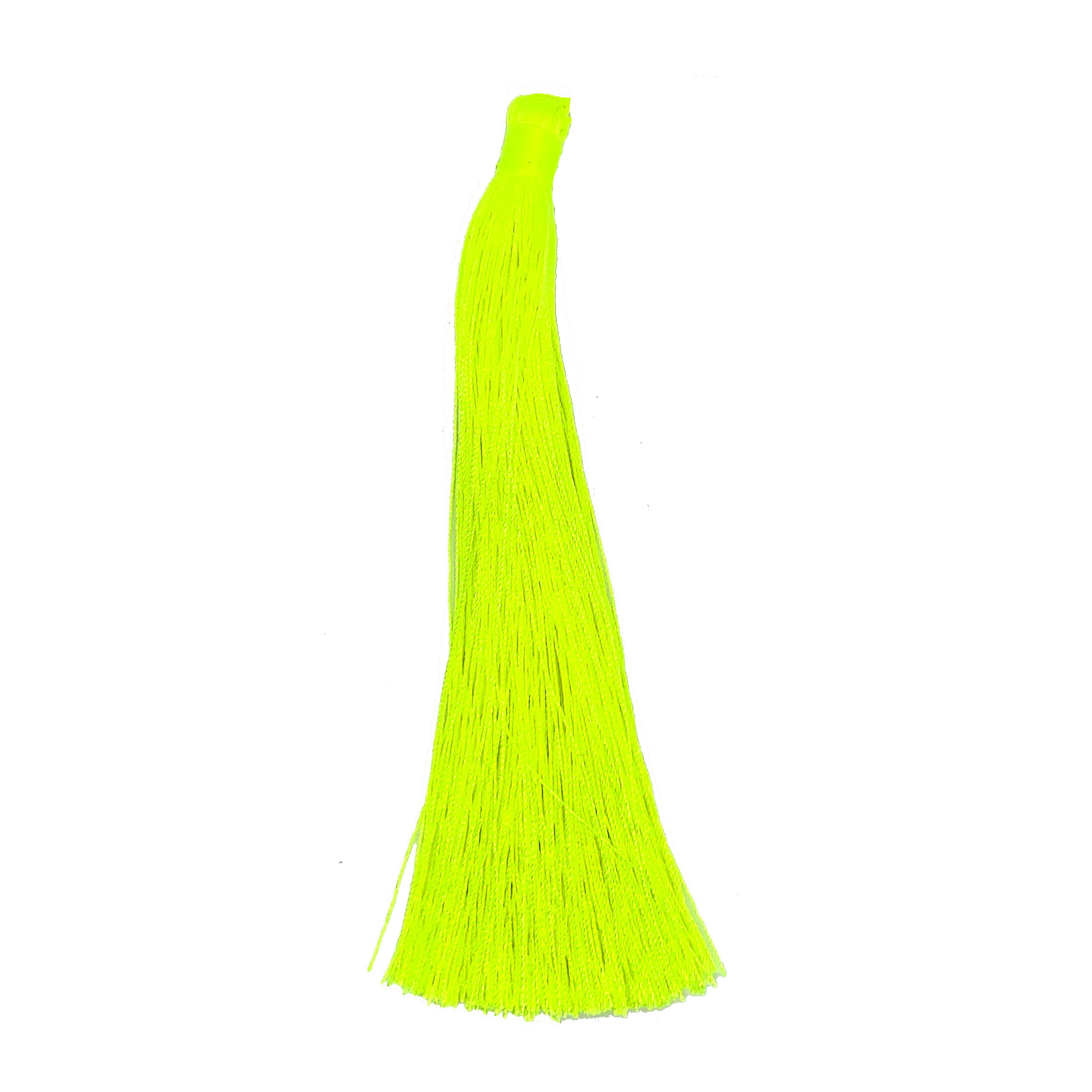 Long Neon Yellow Tassel - 5"