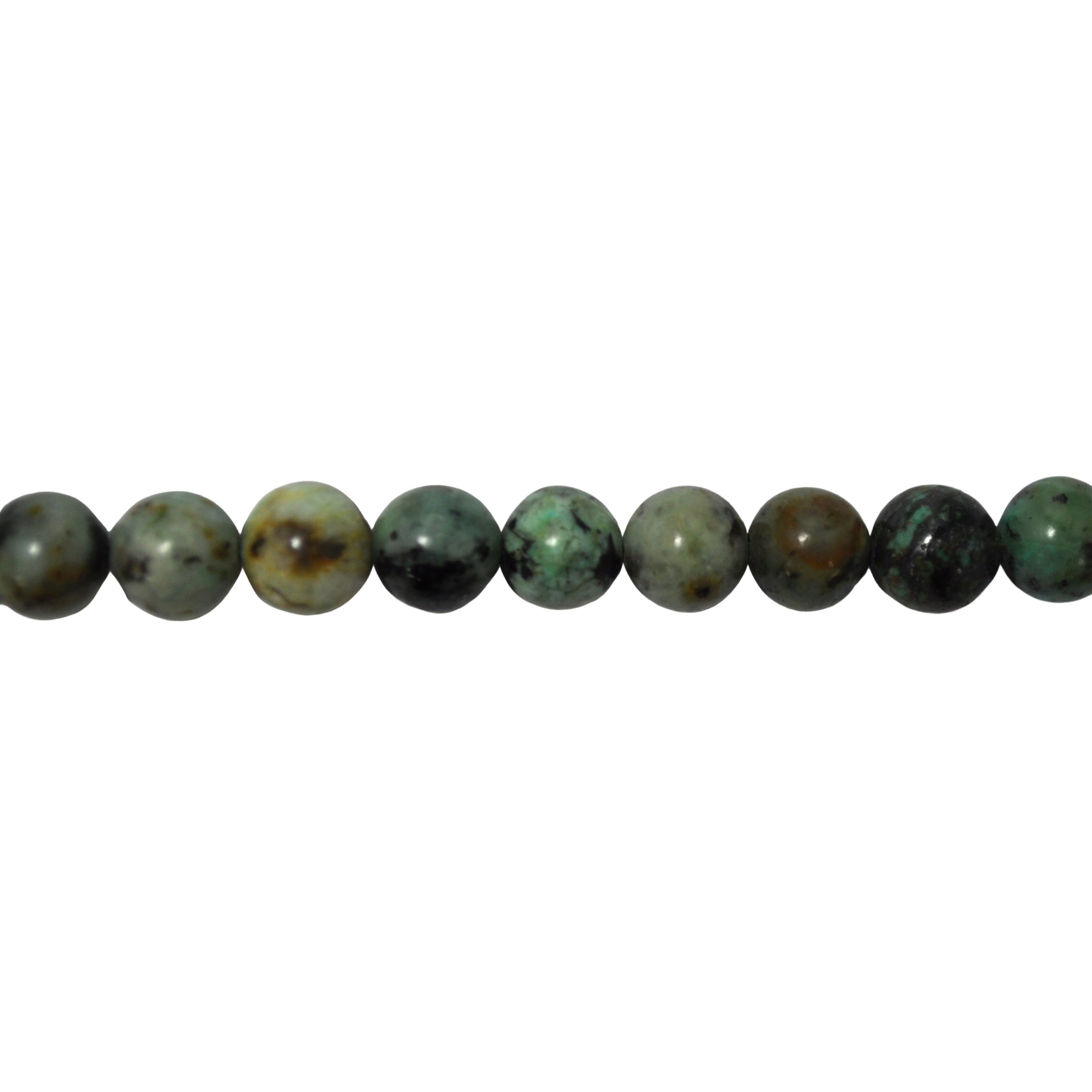 8mm African Turqouise - Round