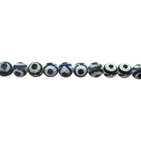 10mm Blue Spot Tibetan Agate - Faceted