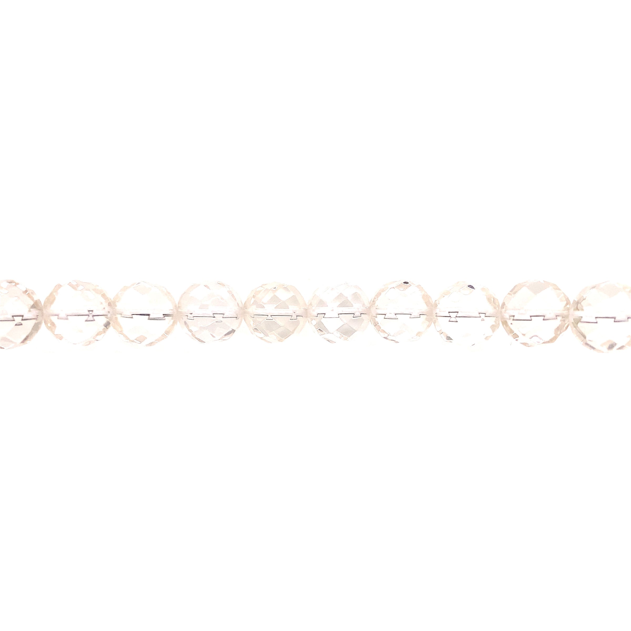 10mm Clear Quartz - Faceted