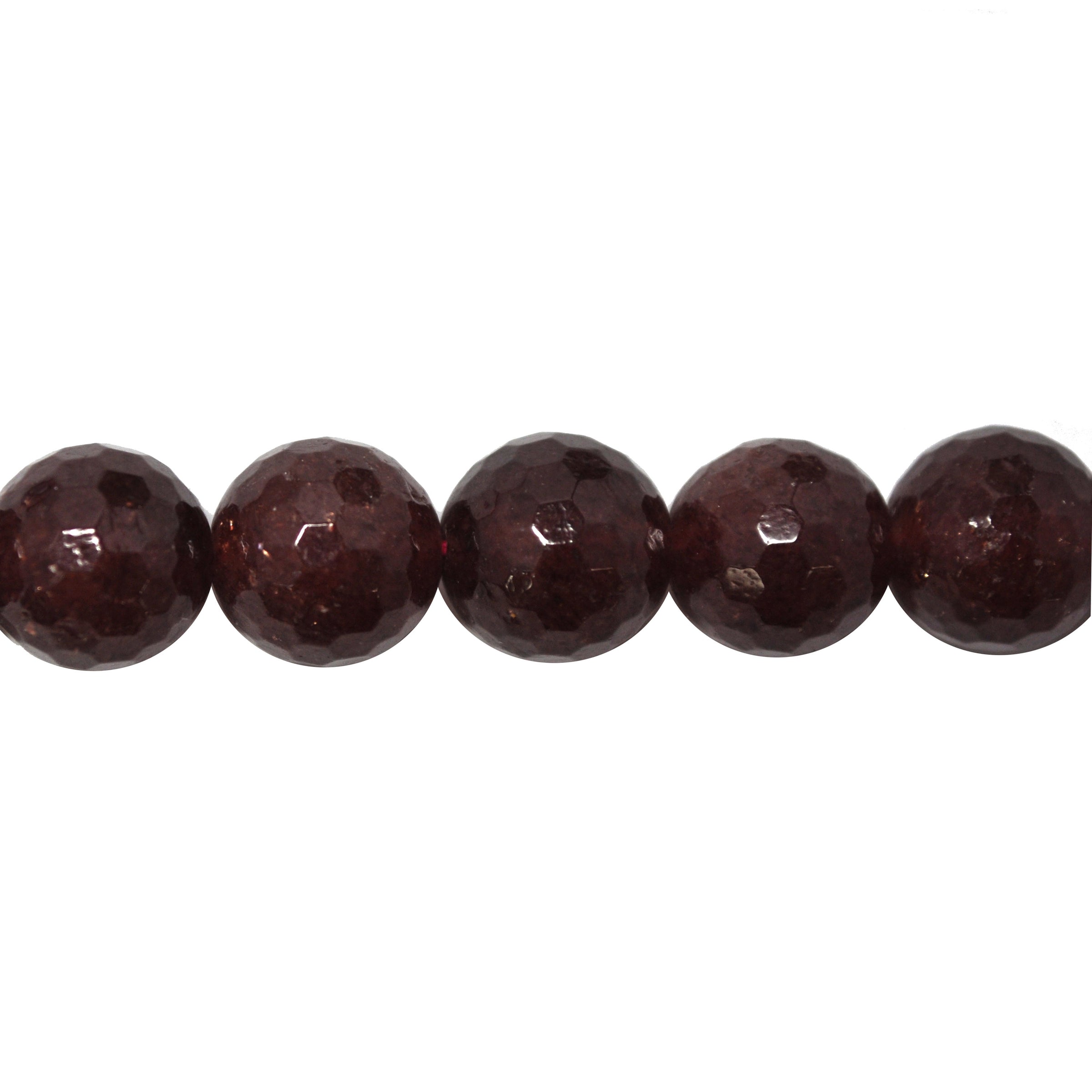 12mm Ruby Quartz - Faceted - Faceted