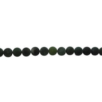 10mm Matte Moss Agate - Round