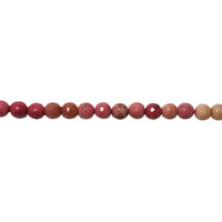 6mm Rhodonite - 128 Facets