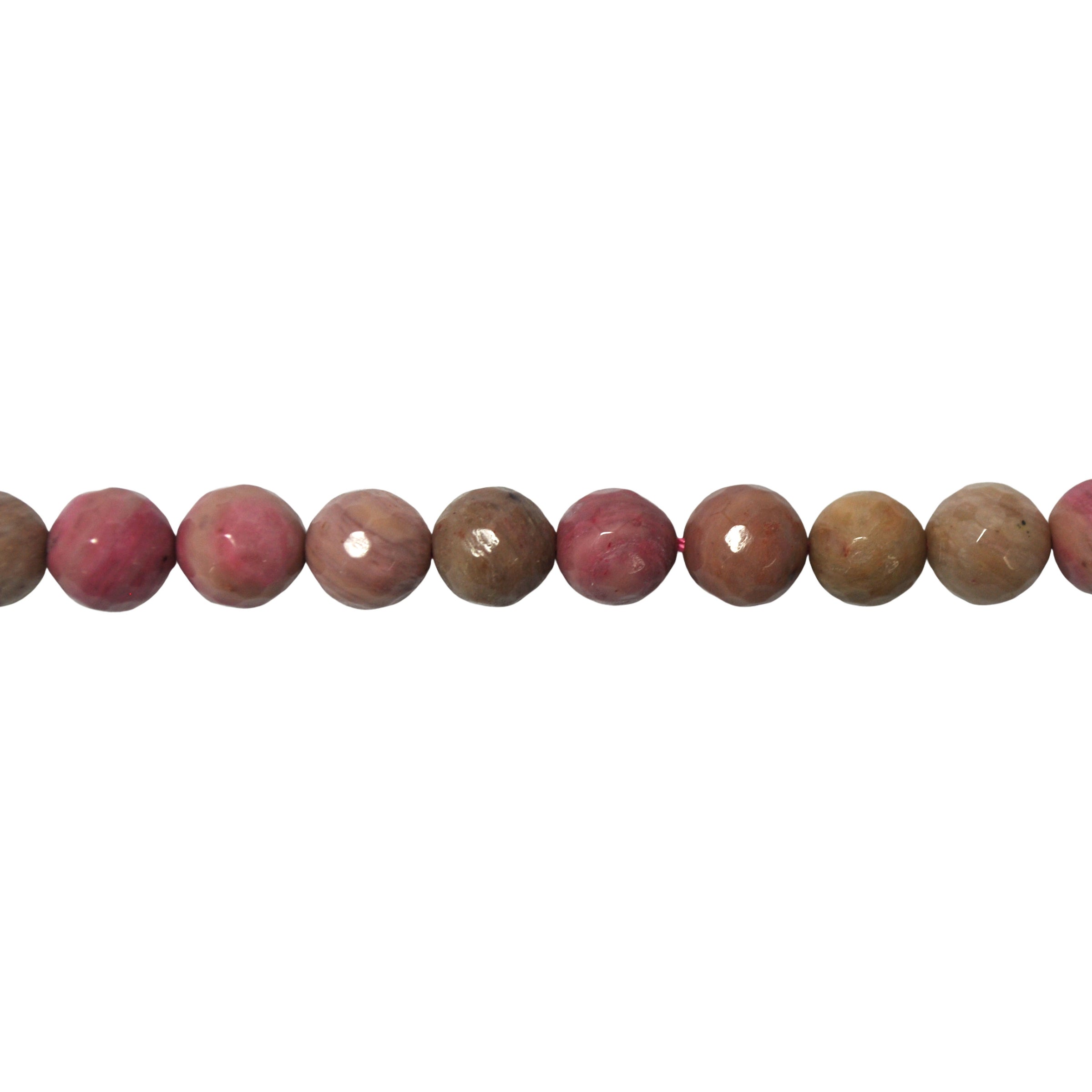 8mm Rhodonite - 128 Facets