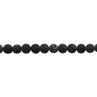 12mm Black Druzy Agate - Round