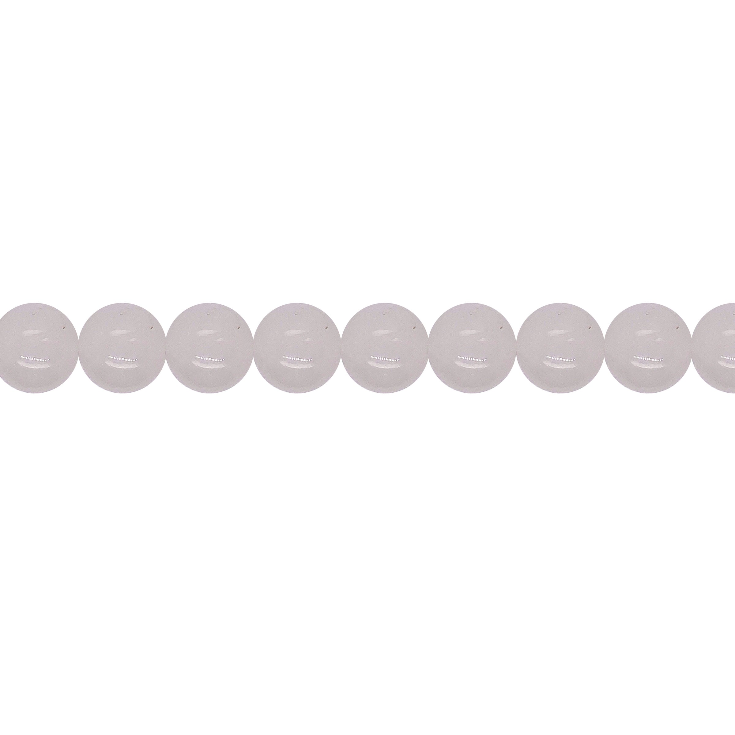 12mm White Jade - Round