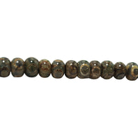 10x14mm Tibetan Agate - Rondelle