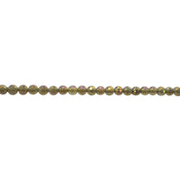 6mm Iridescent Plated Champagne Agate - Faceted