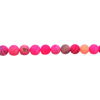 12mm Fuchsia Druzy Agate - Round