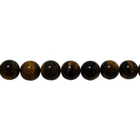 14mm Tiger Eye - Round