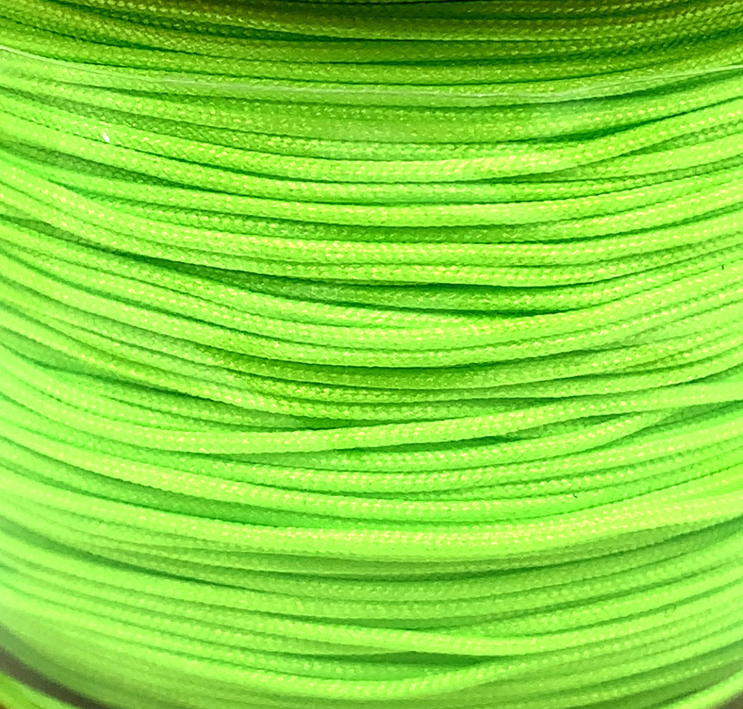 .8mm Neon Green Nylon Cord - Spool - 100m