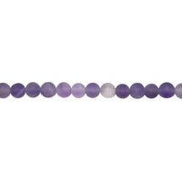 6mm Matte Amethyst - Round