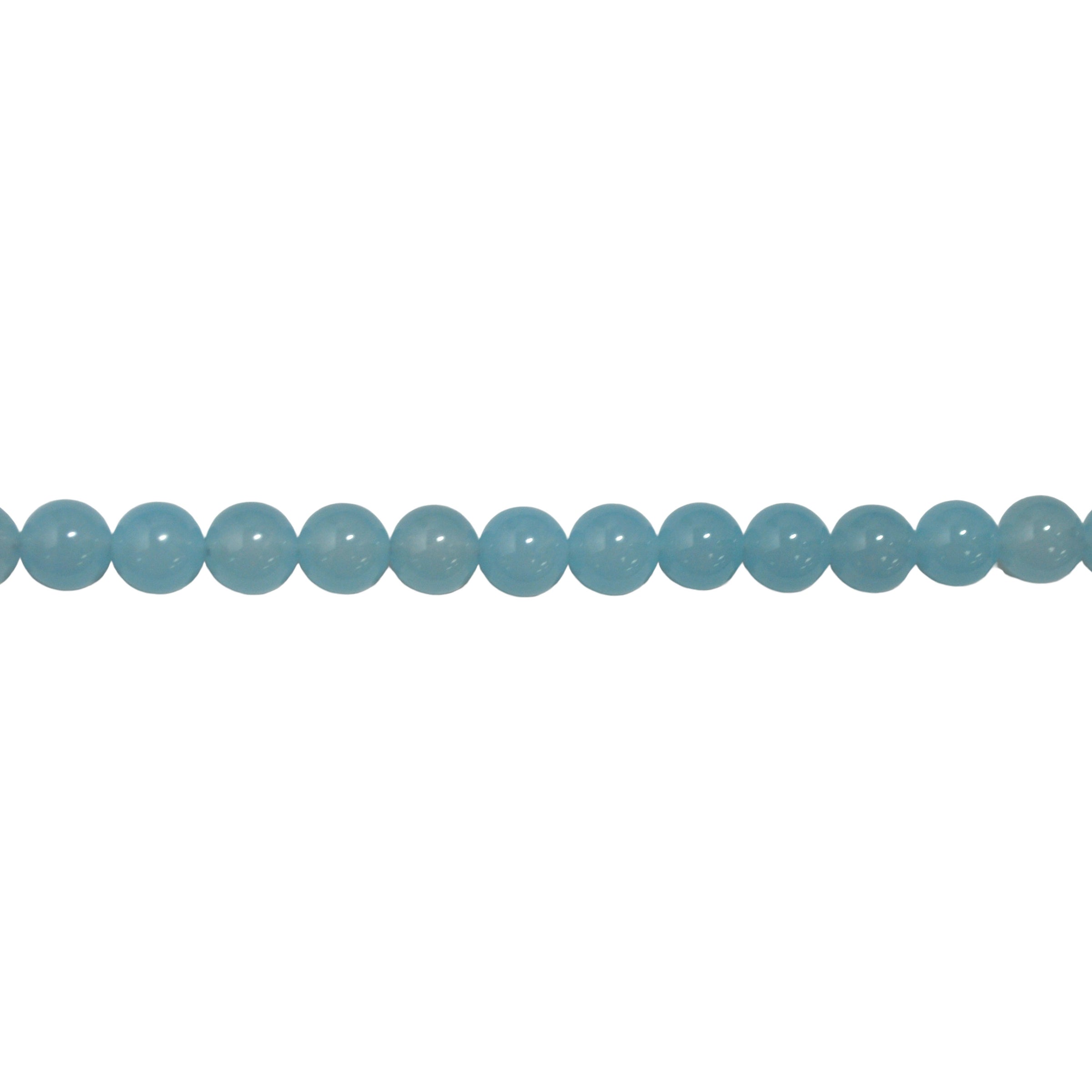 12mm Light Blue Jade - Round