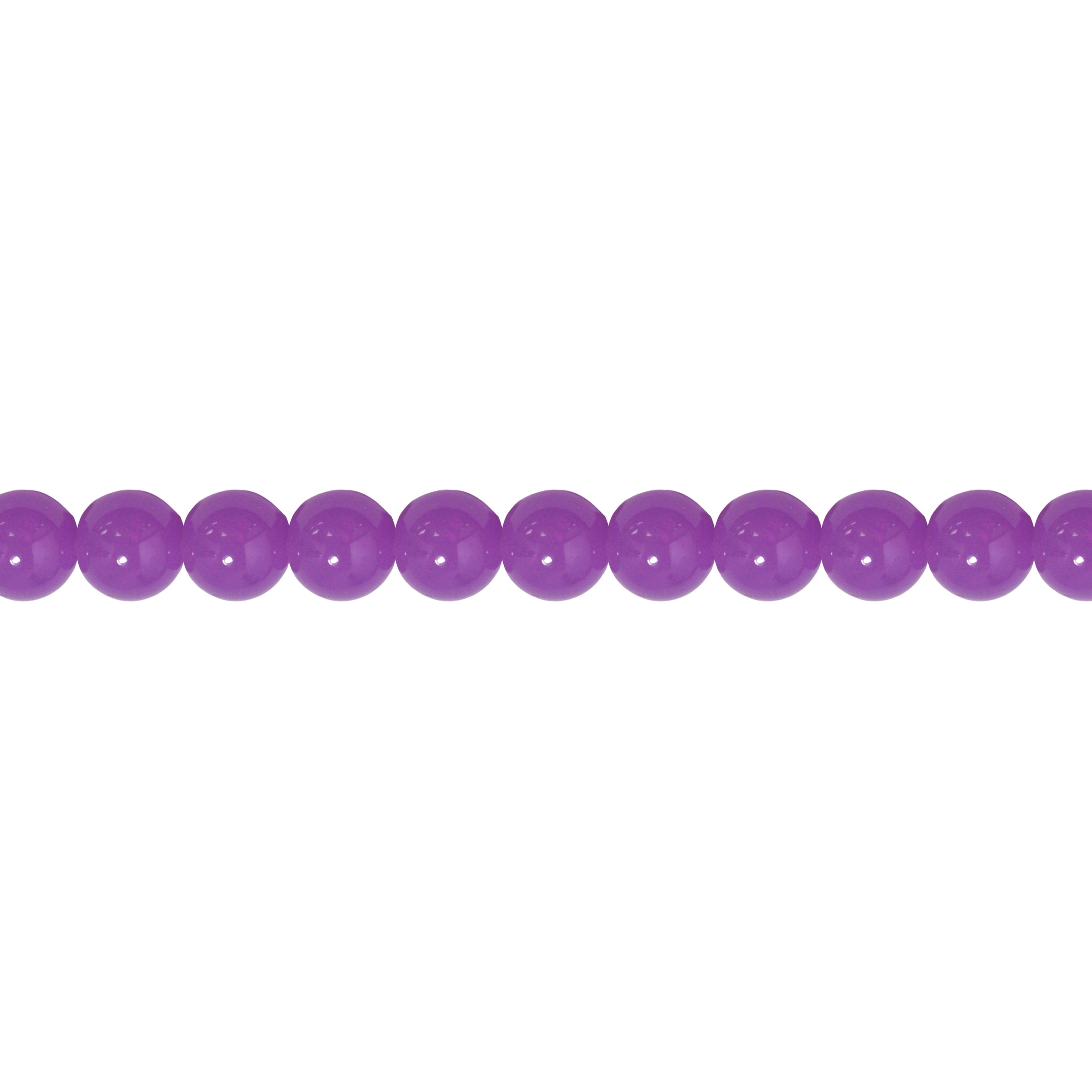14mm Violet Jade - Round