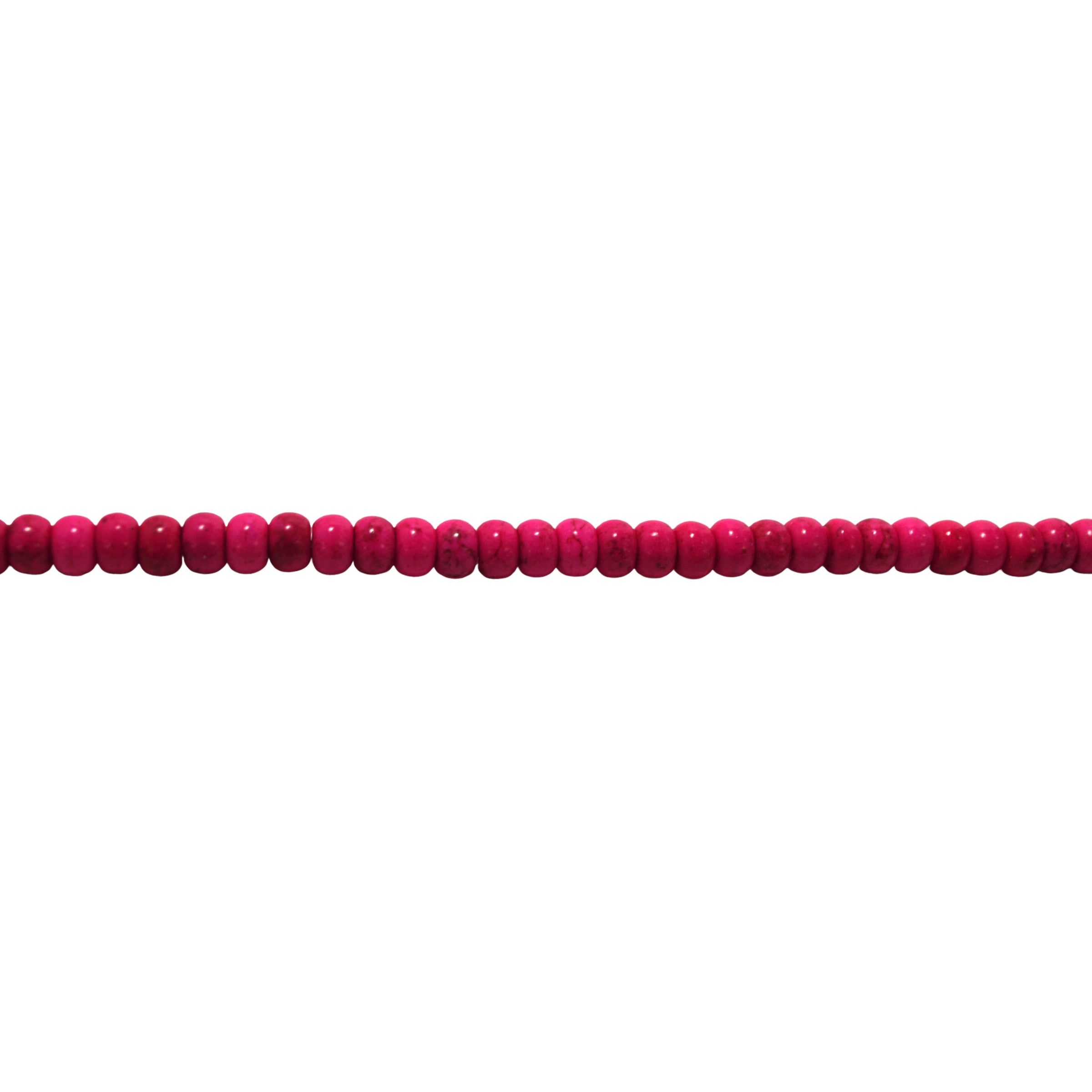4x6mm Pink Magnesite -  Rondelle