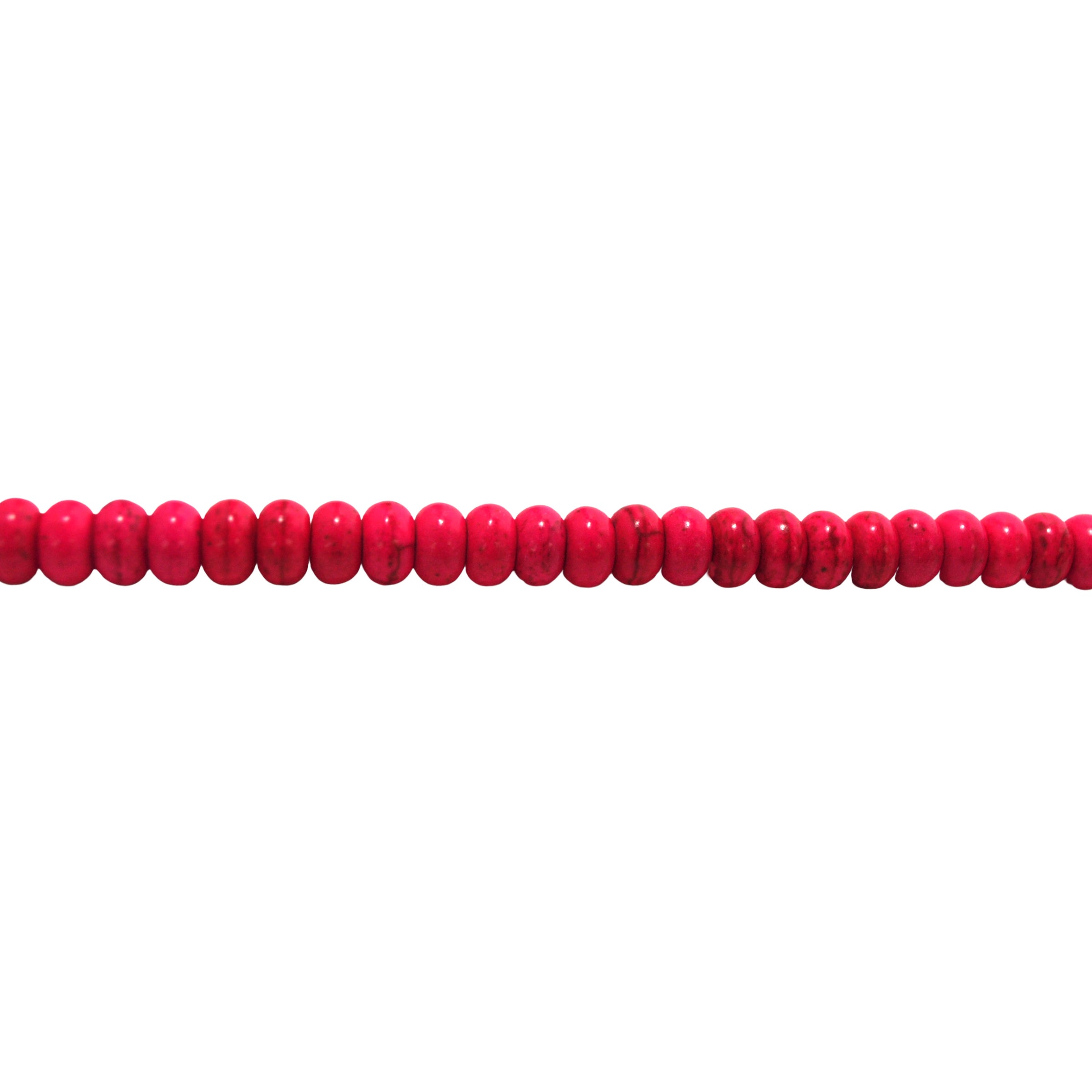 4x8mm Pink Magnesite -  Rondelle