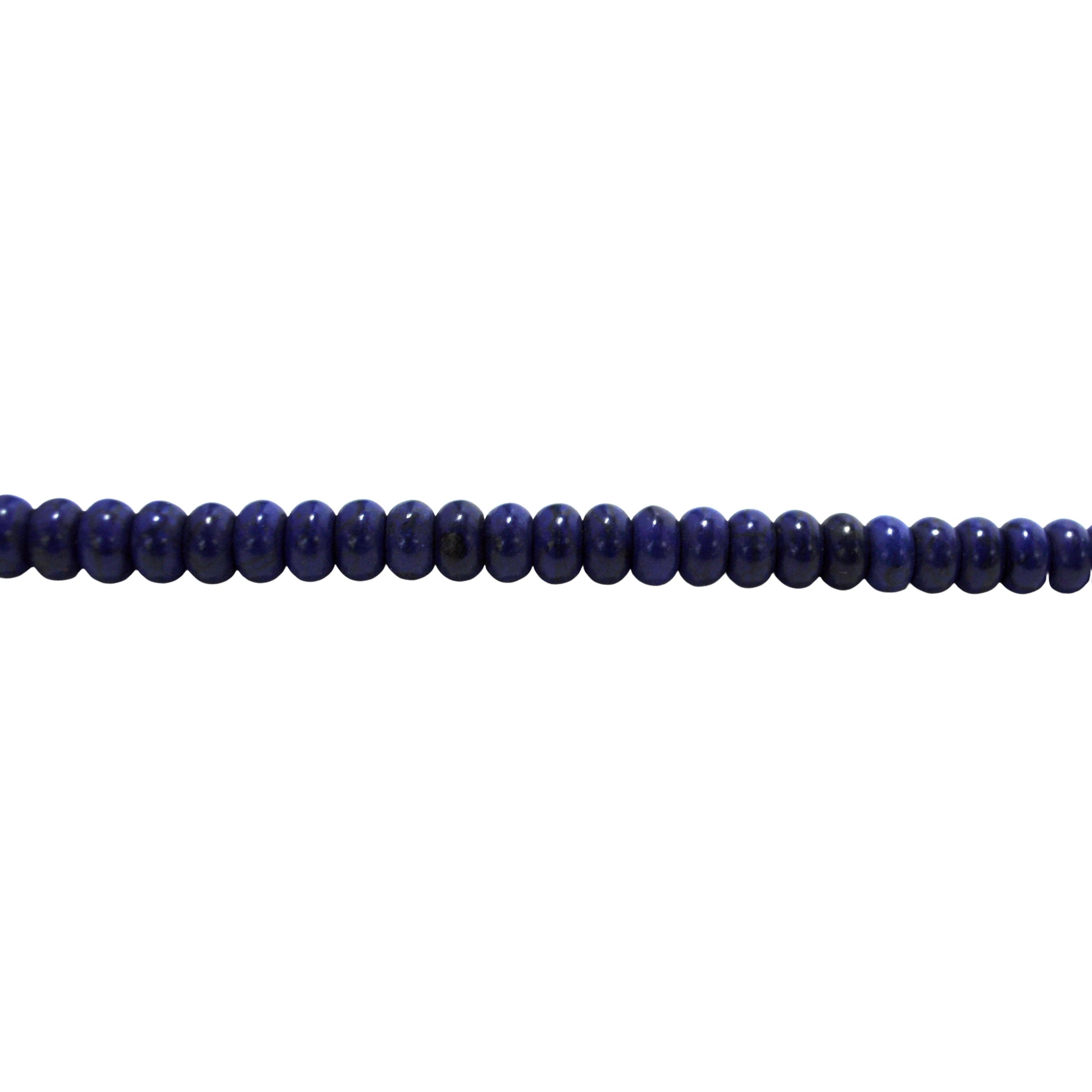 4x8mm Cobalt Blue Magnesite - Rondelle